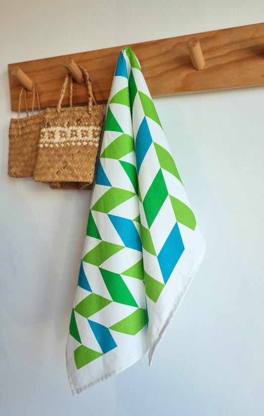 Rau Kūmara Tea Towel