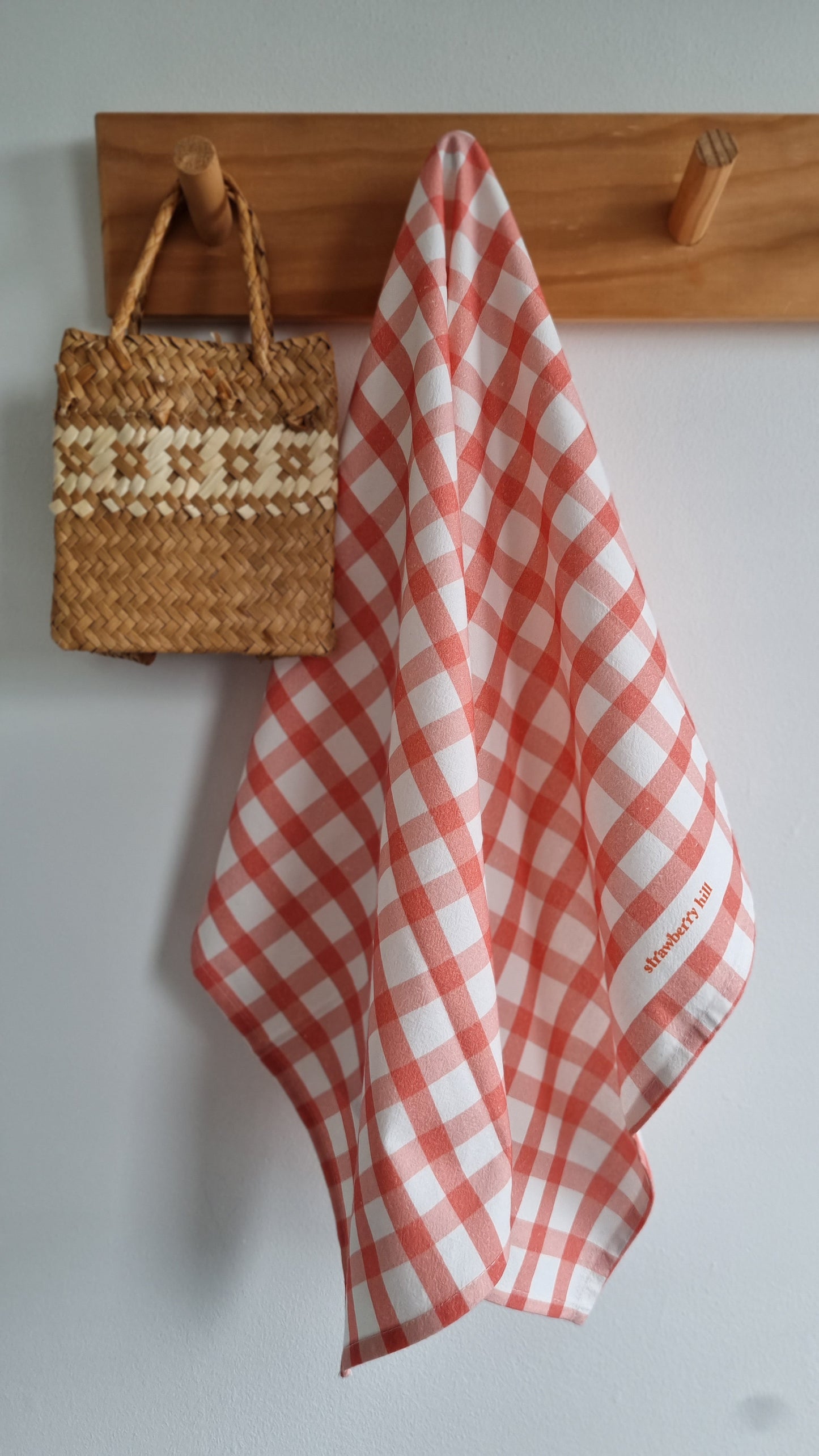 Red Check Tea Towel