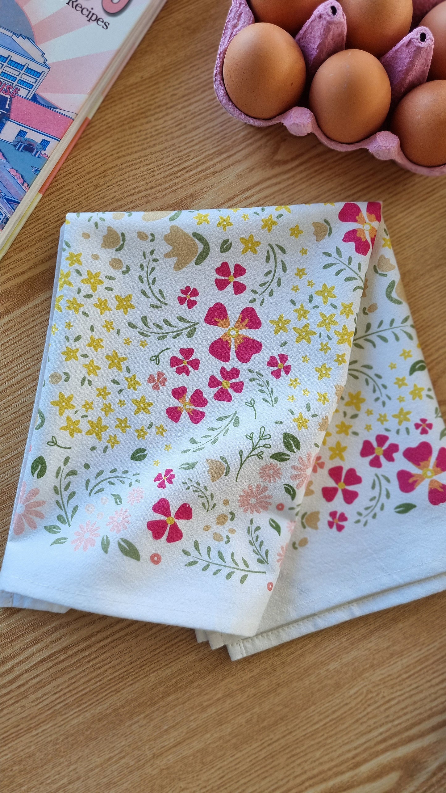 Wildflower Tea Towel