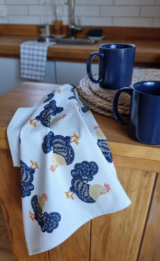 Rooster Tea Towel
