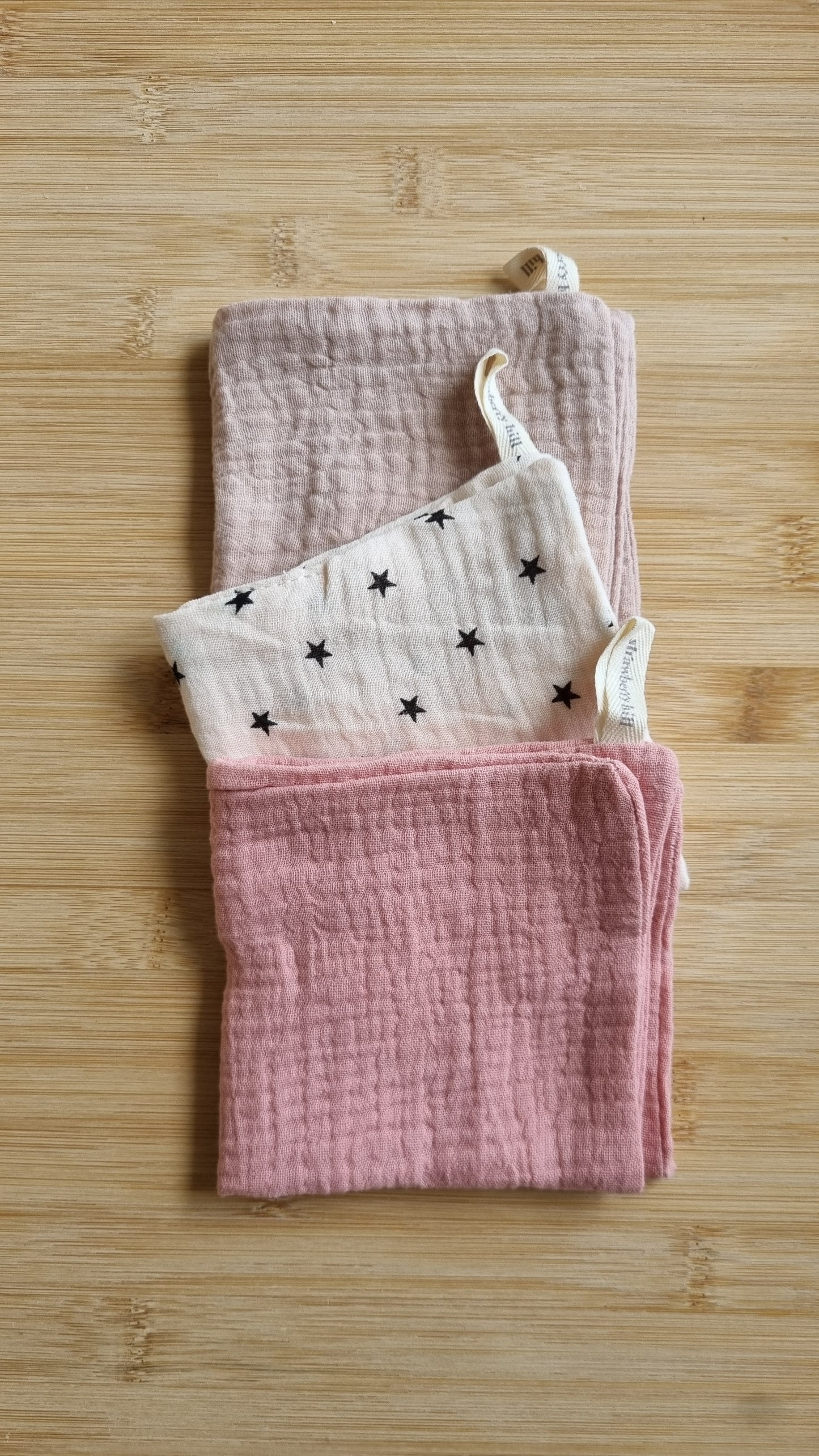Dusky Pink Face cloth 3 Pack