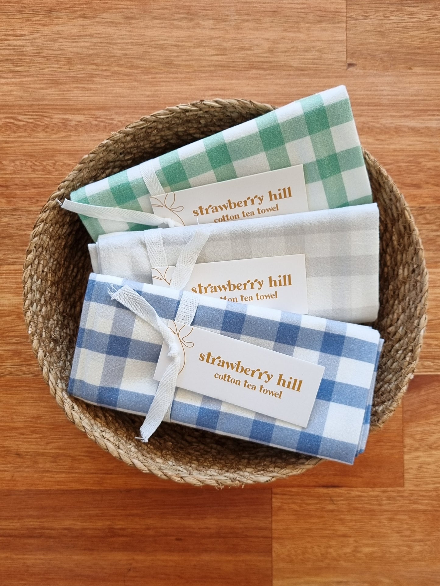 Classic Check 3 Tea Towel Bundle
