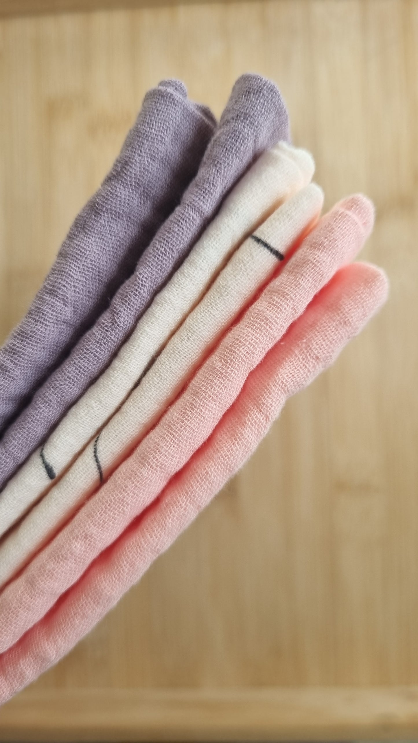 Pastel Hues Face cloth 3 Pack