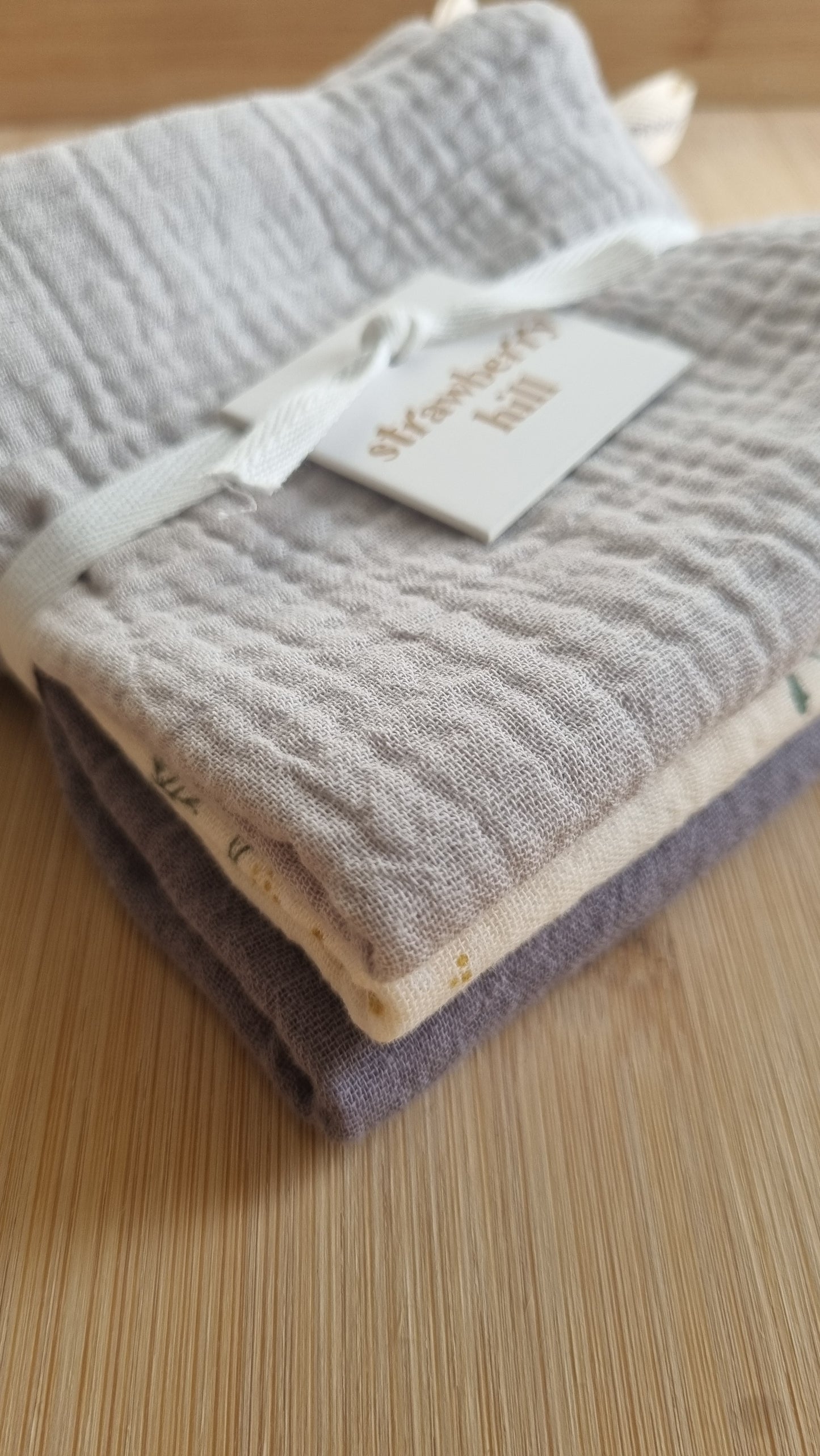 Chalky Blue Face cloth 3 Pack