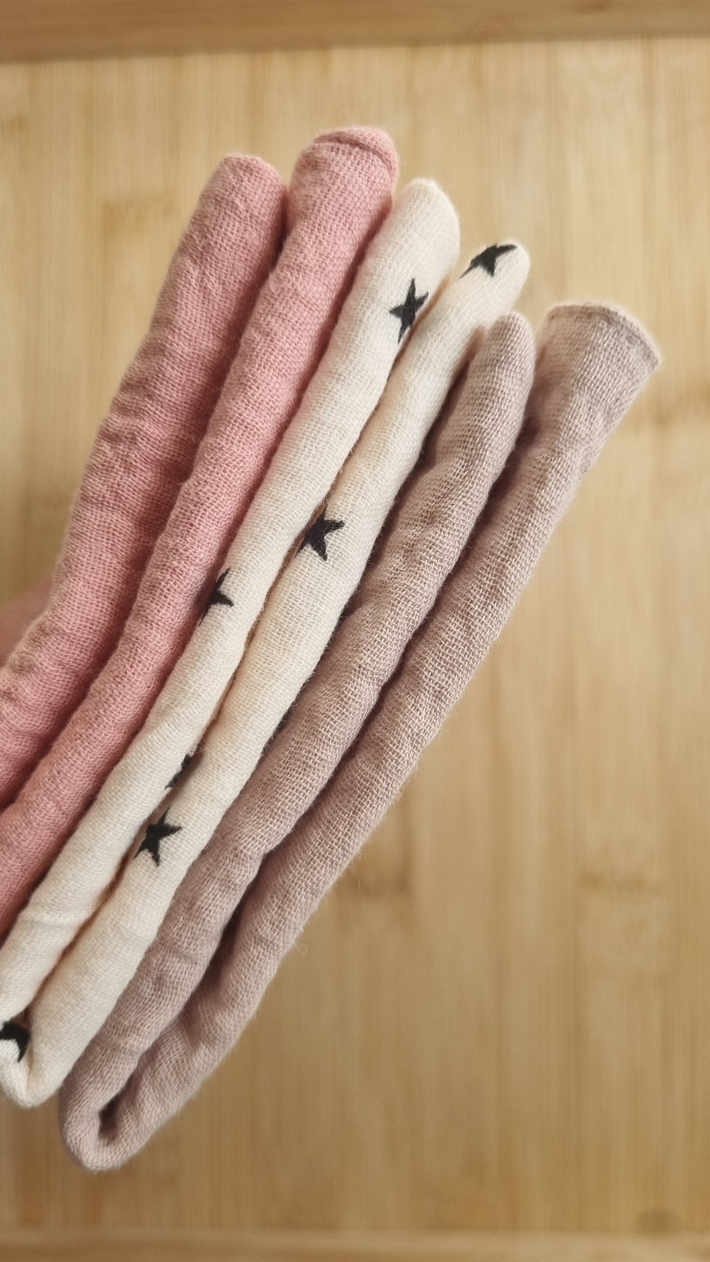 Dusky Pink Face cloth 3 Pack