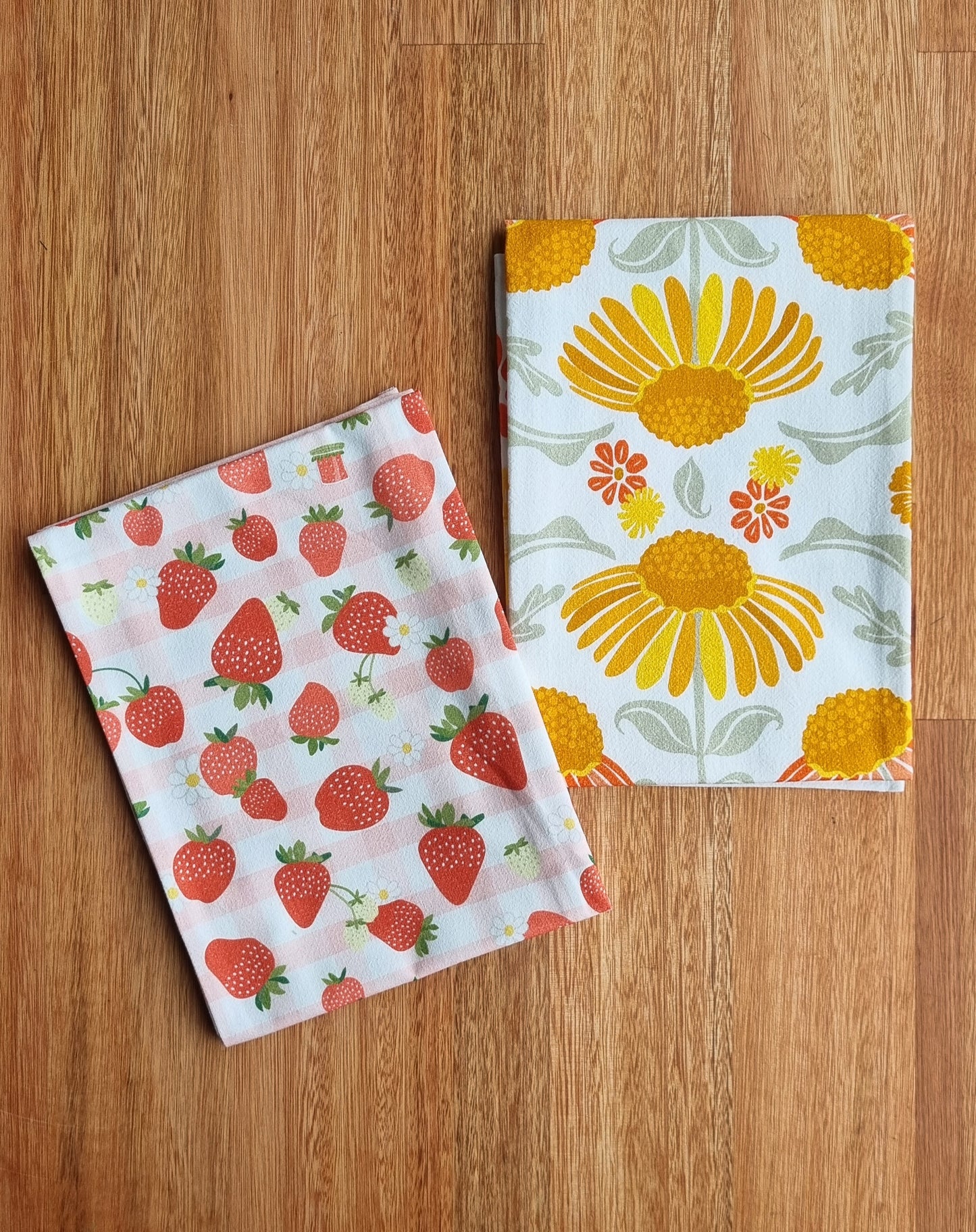 Summertime Brights 2 Tea Towel Bundle