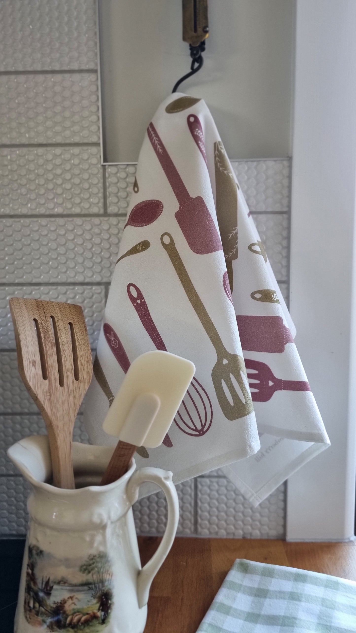 Spoons & Spatulas Tea Towel