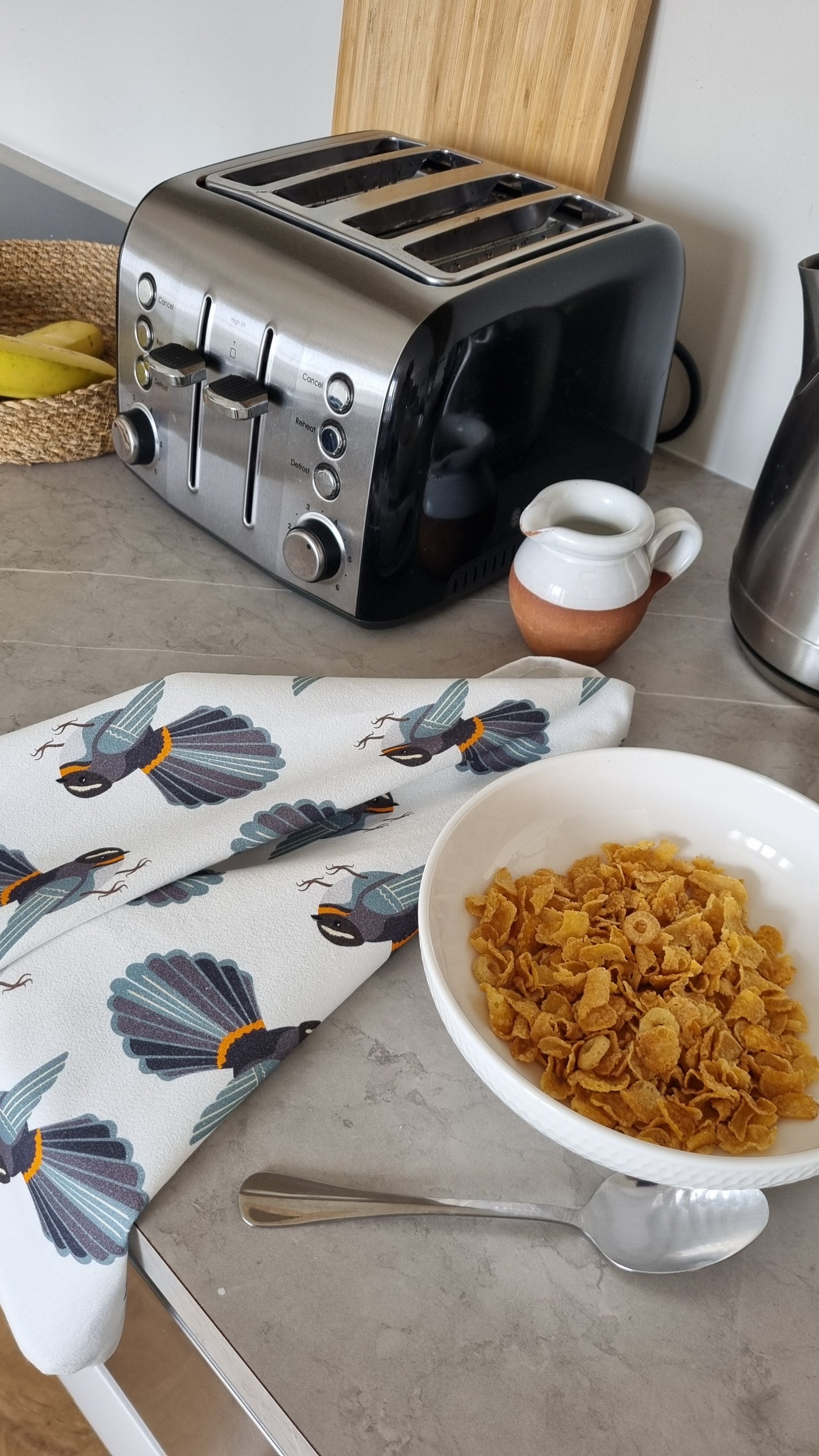 Pīwakawaka Tea Towel