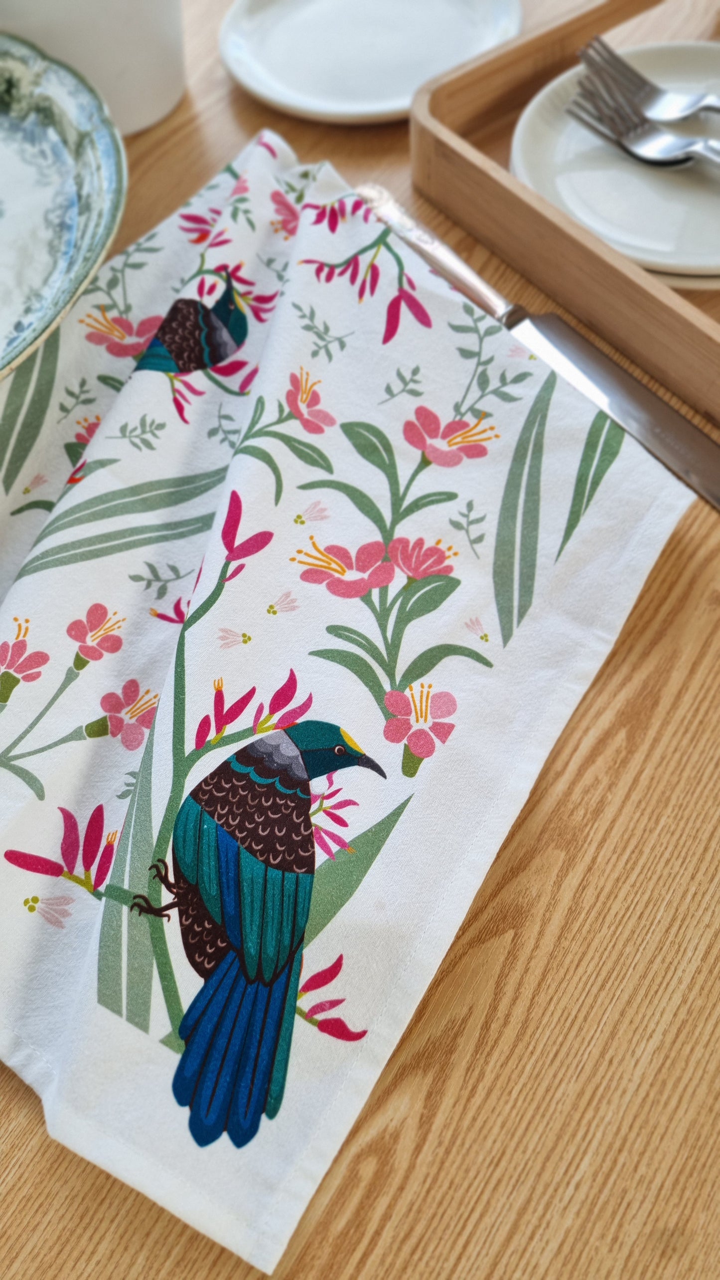 Tūī Tea Towel
