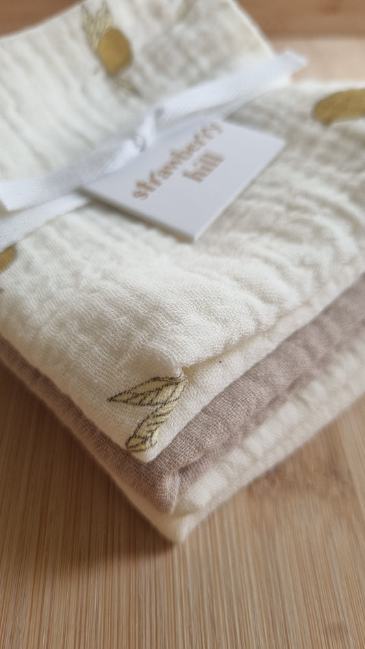 Nicely Neutral Face cloth 3 Pack