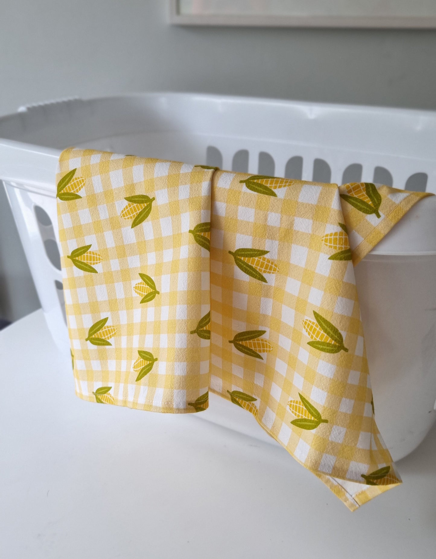 Limited Edition - Corn Check Tea Towel