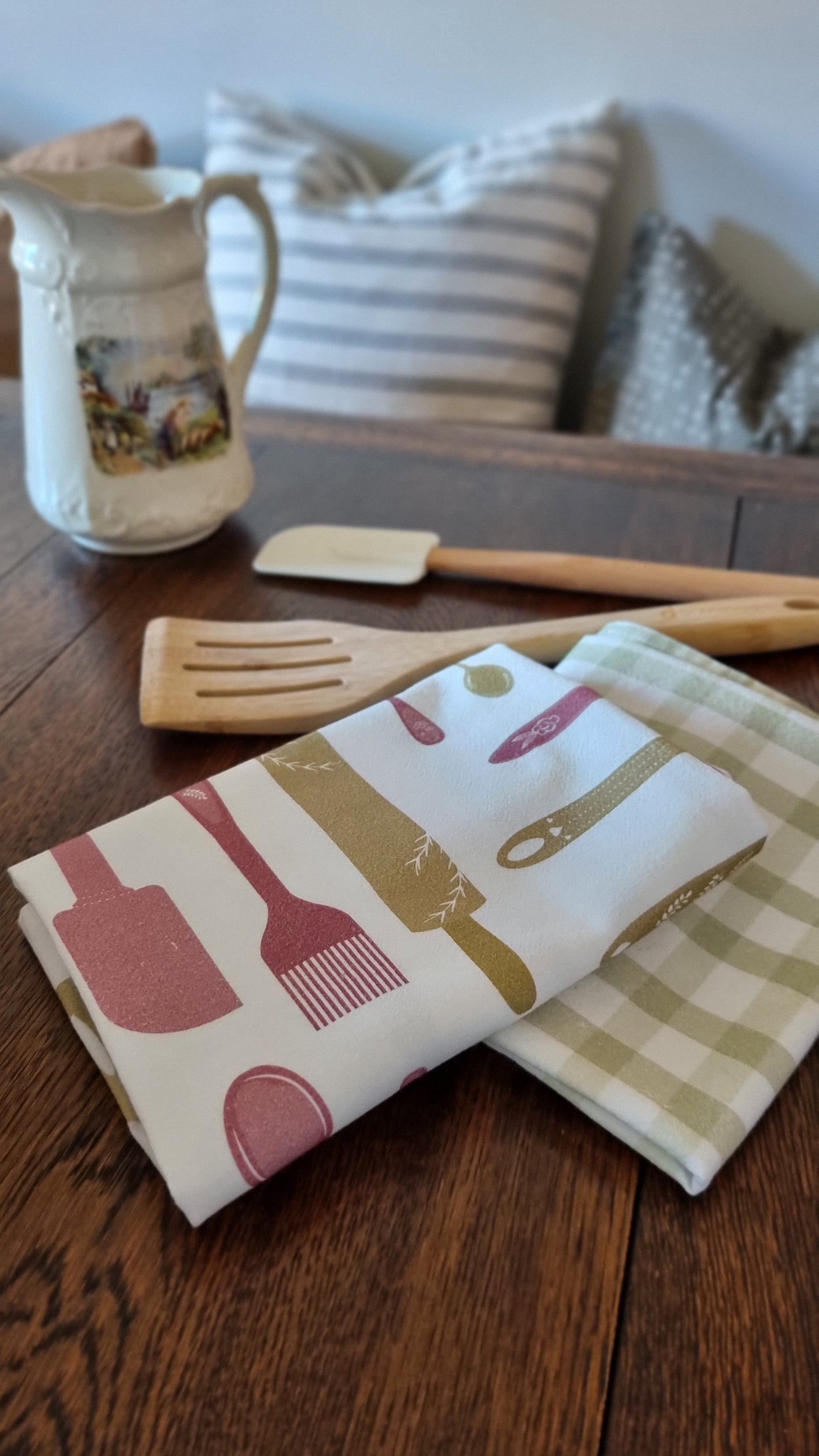 Spoons & Spatulas Tea Towel