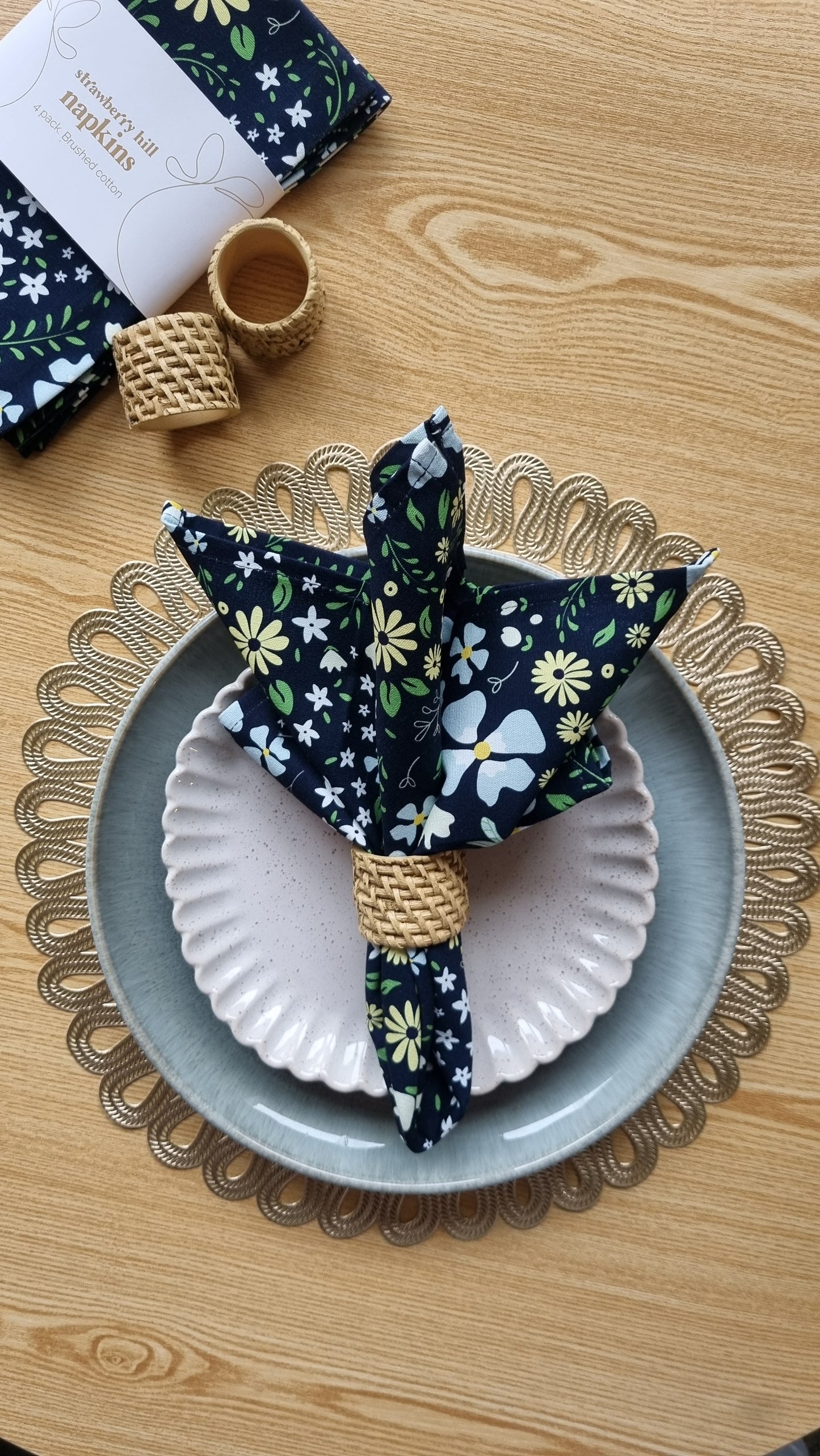 Everyday Napkins - Periwinkle Floral