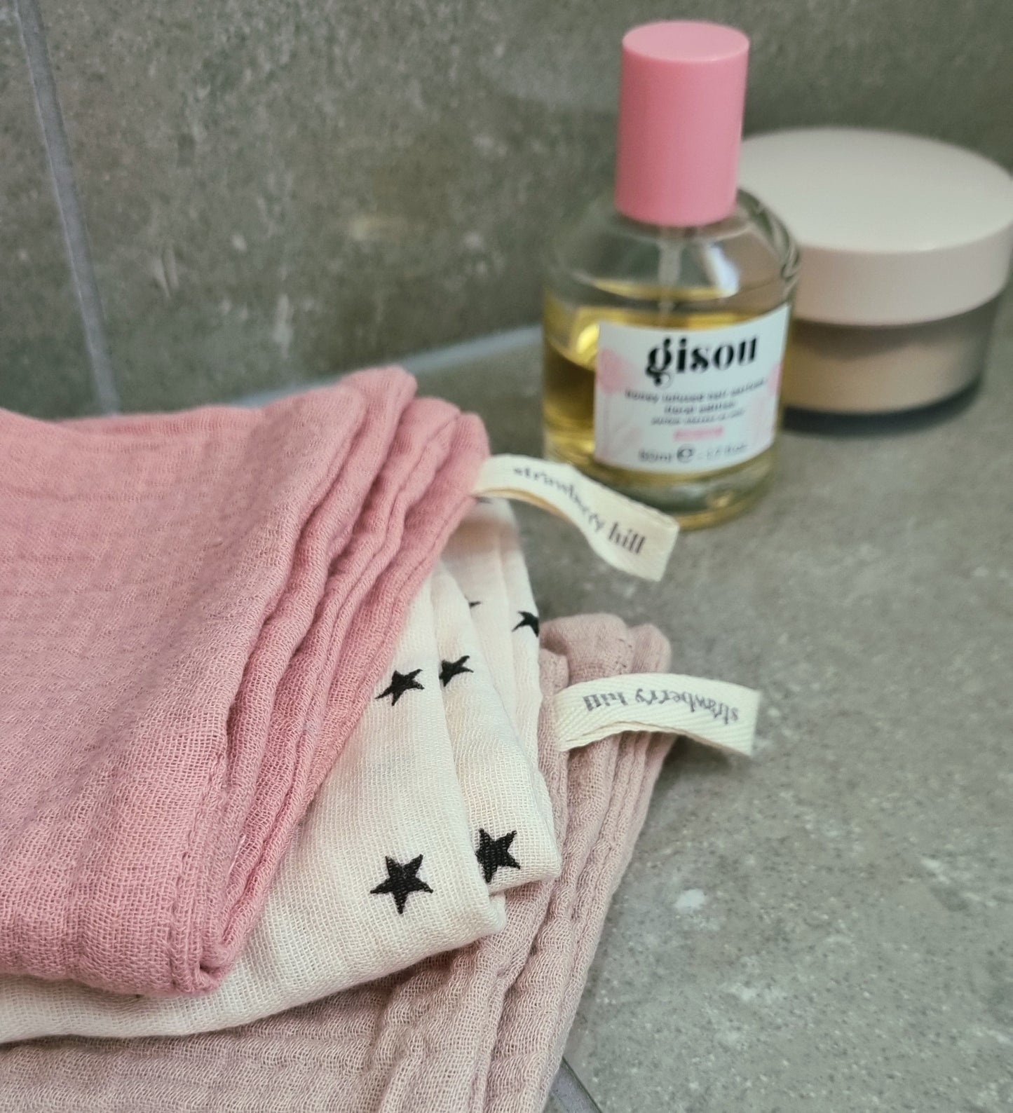 Dusky Pink Face cloth 3 Pack