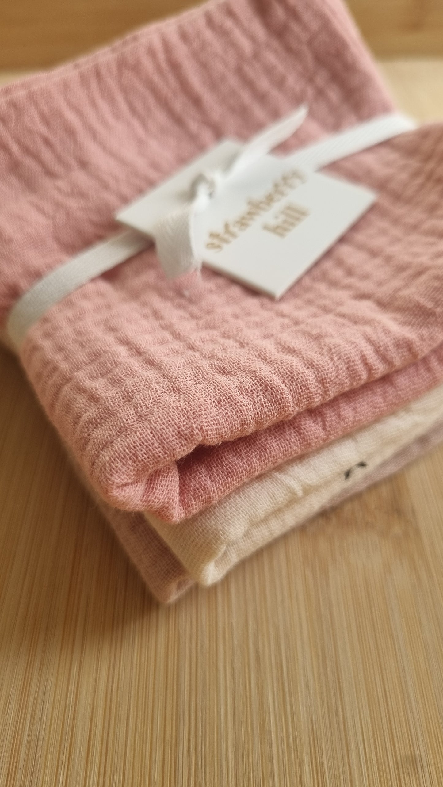 Dusky Pink Face cloth 3 Pack