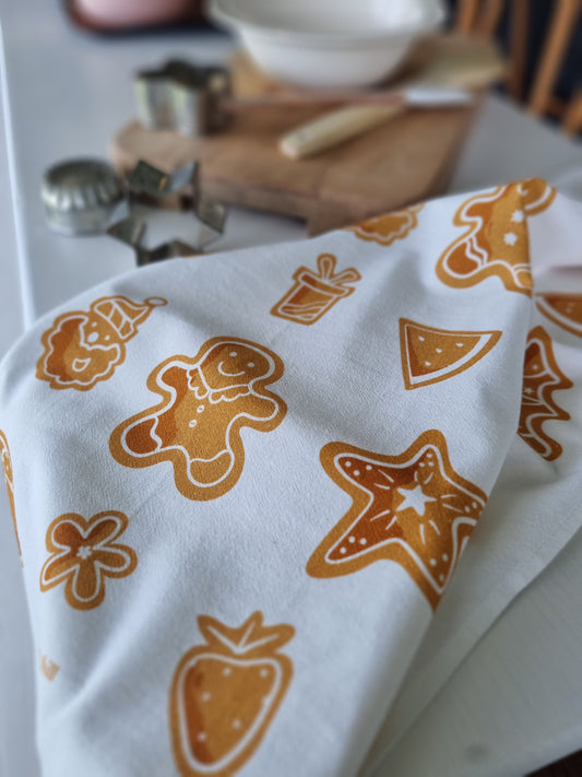 Gingerbread Tea Towel