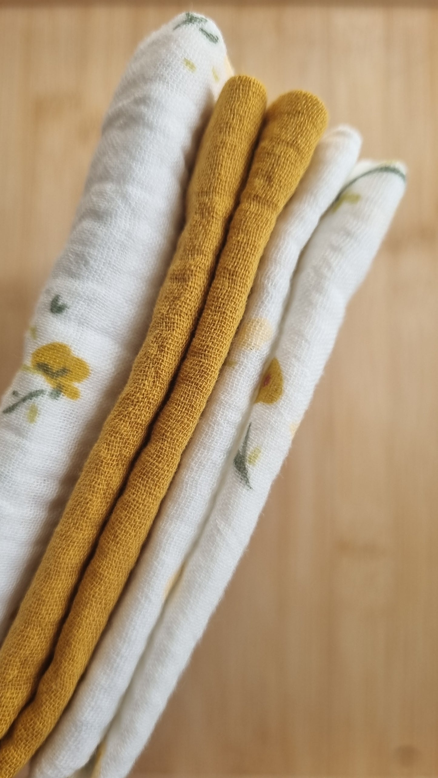 Mustard Mix Face cloth 3 Pack