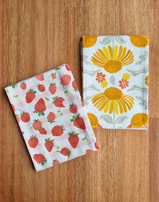 Summertime Brights 2 Tea Towel Bundle