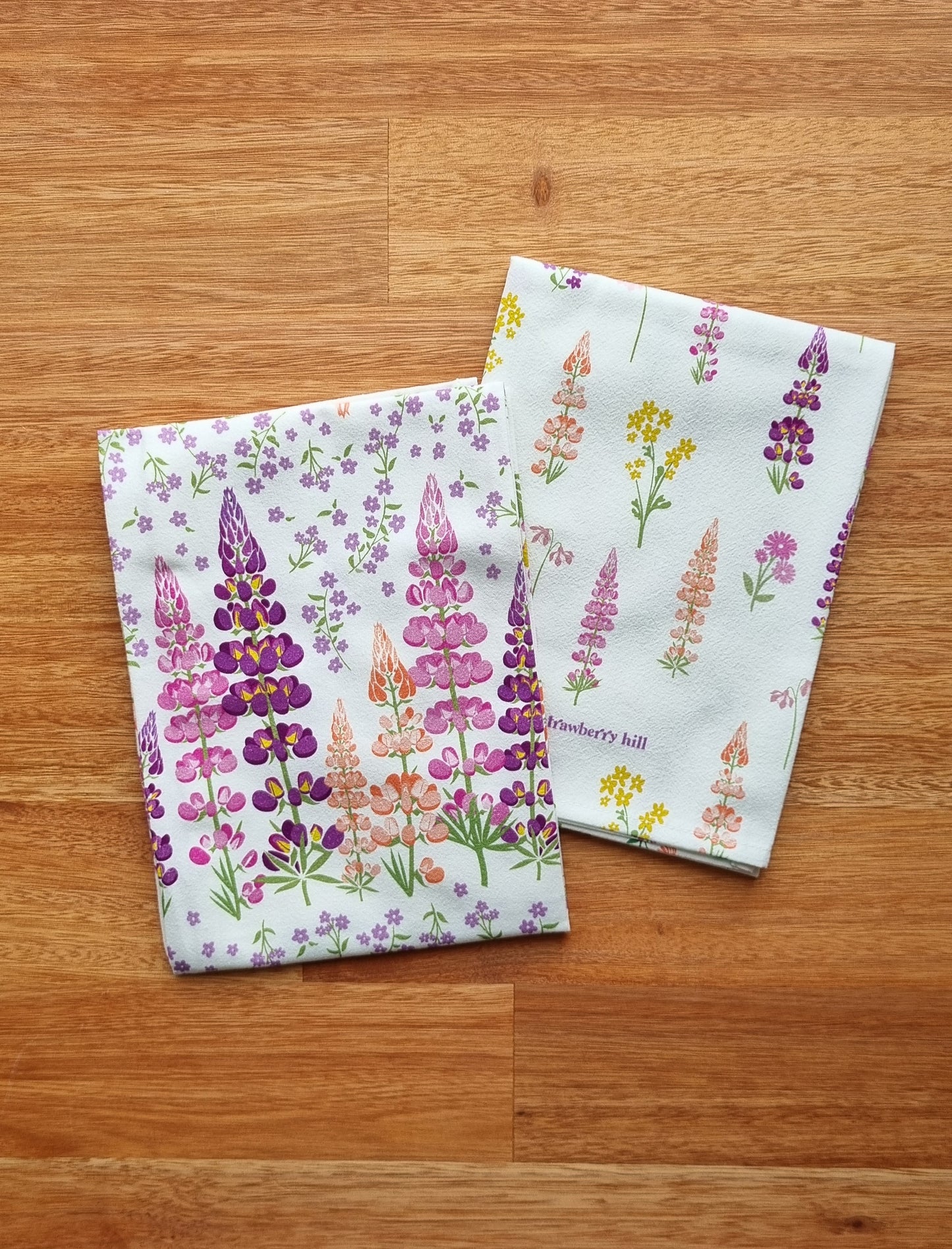 In the Lupins 2 Tea Towel Bundle