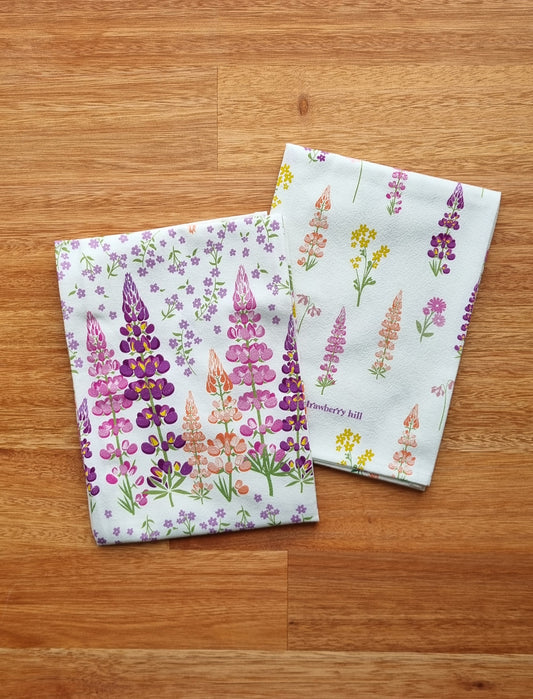 In the Lupins 2 Tea Towel Bundle