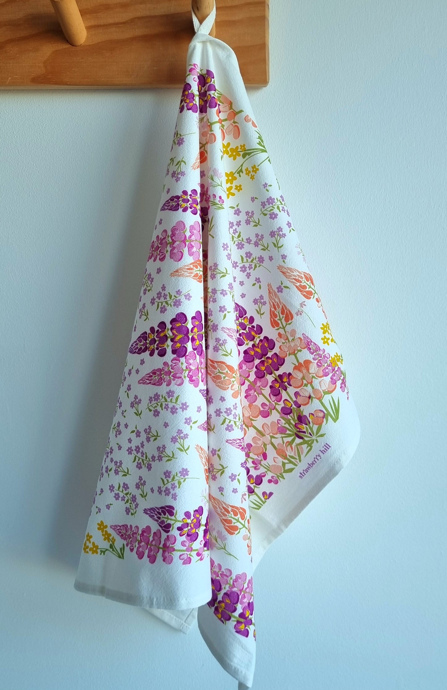 Lupin Field Tea Towel