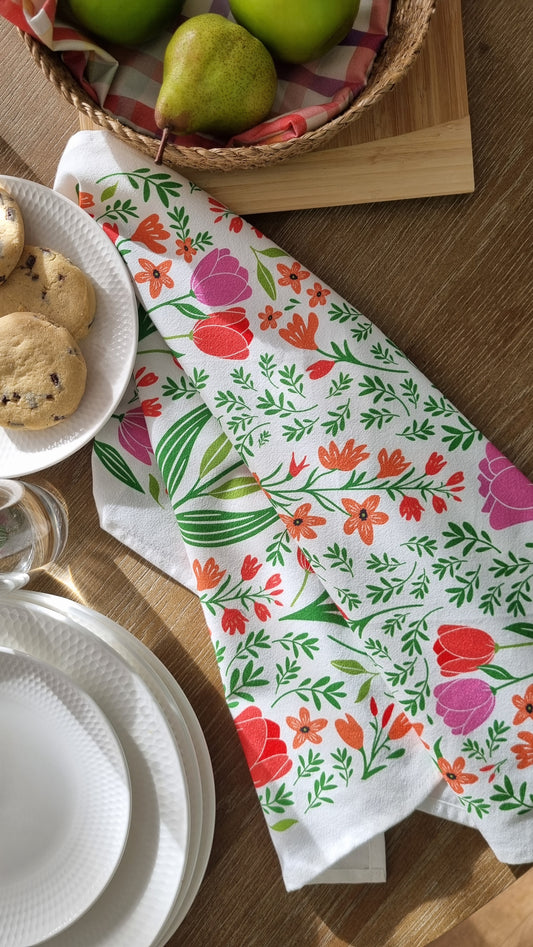 Tulip Tea Towel