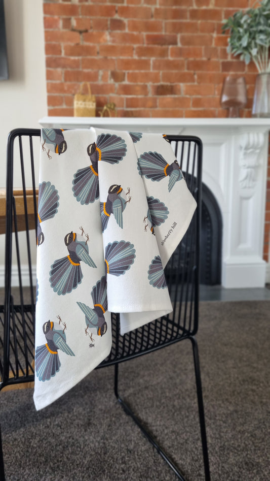 Pīwakawaka Tea Towel