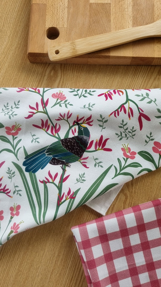 Tūī Tea Towel
