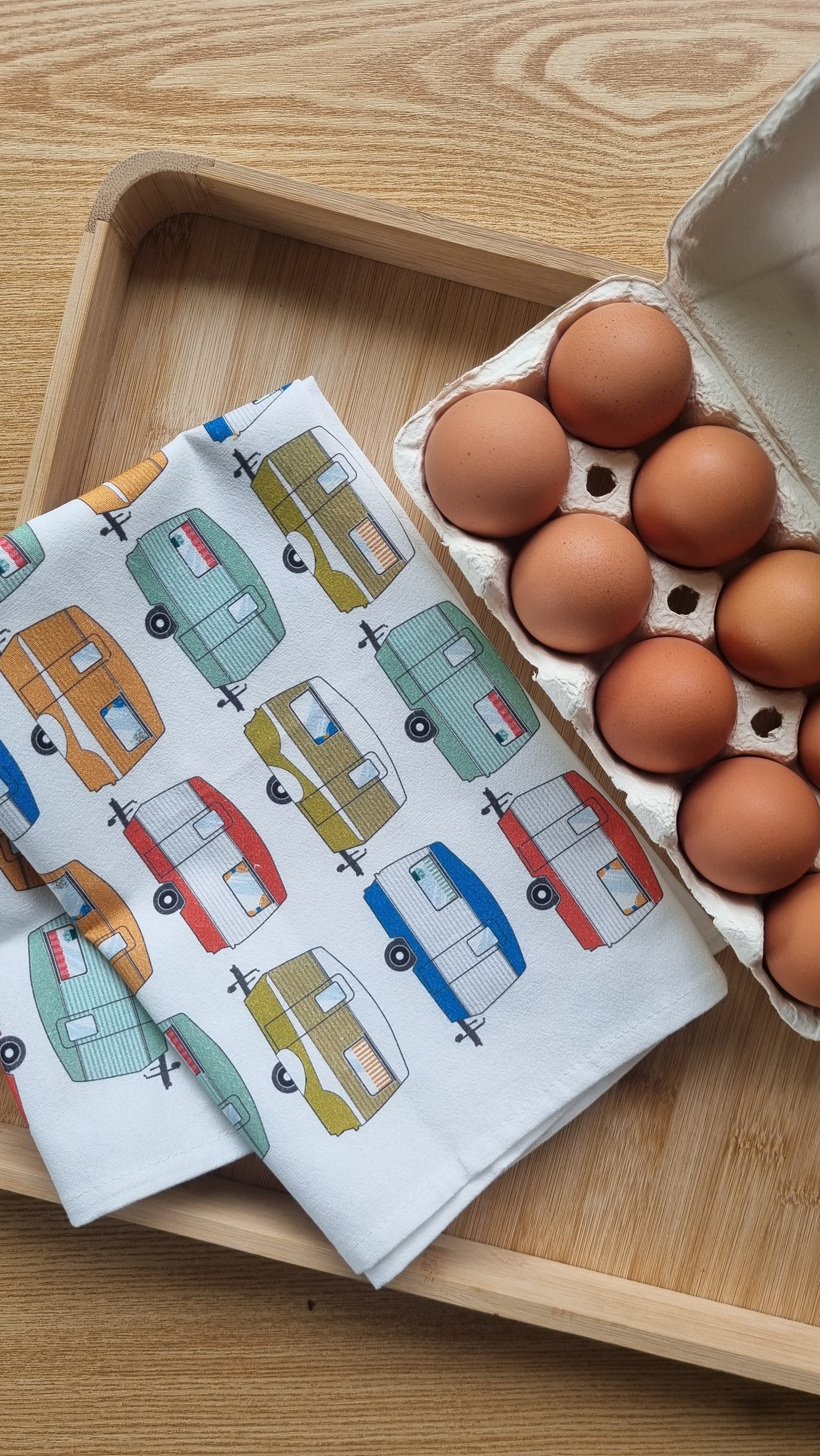 Caravan Tea Towel