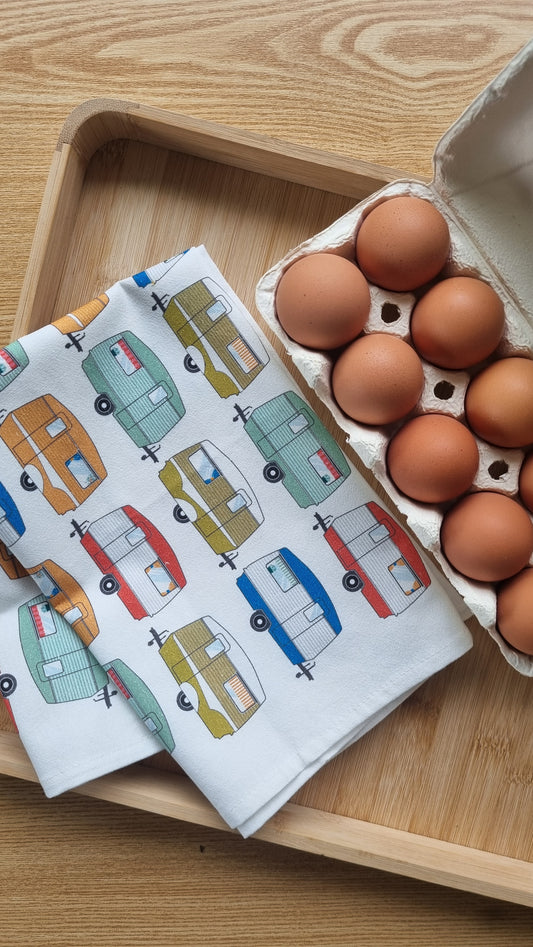 Caravan Tea Towel
